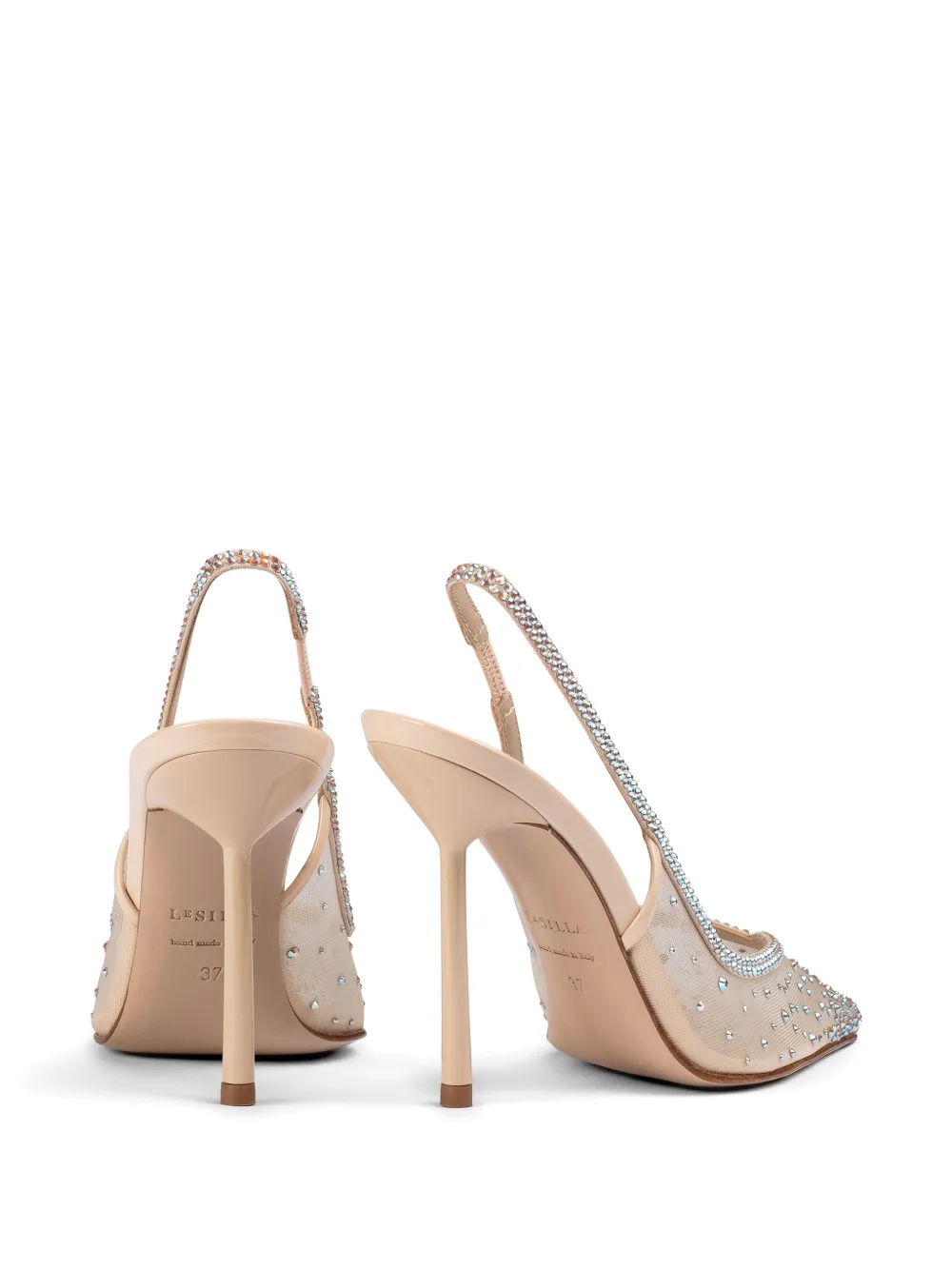 Le Silla Nicole slingback pumps met hak Beige