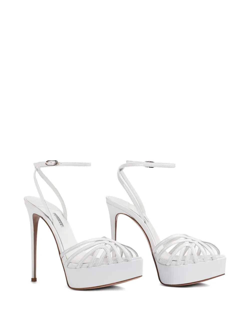 Le Silla Embrace sandalen met hak Wit