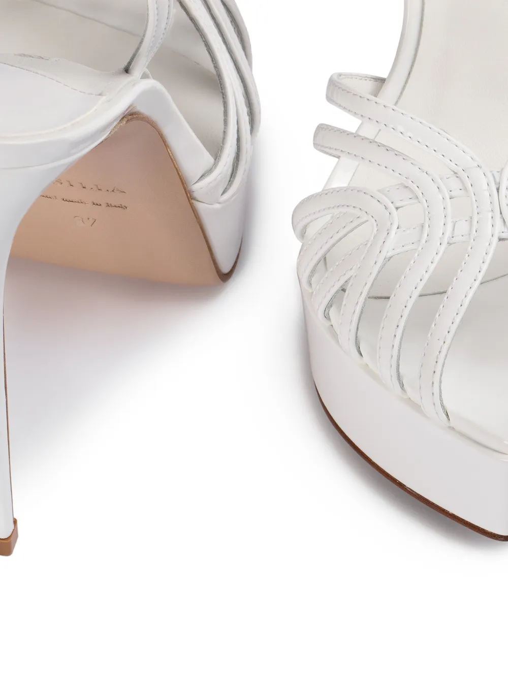 Le Silla Embrace sandalen met hak Wit