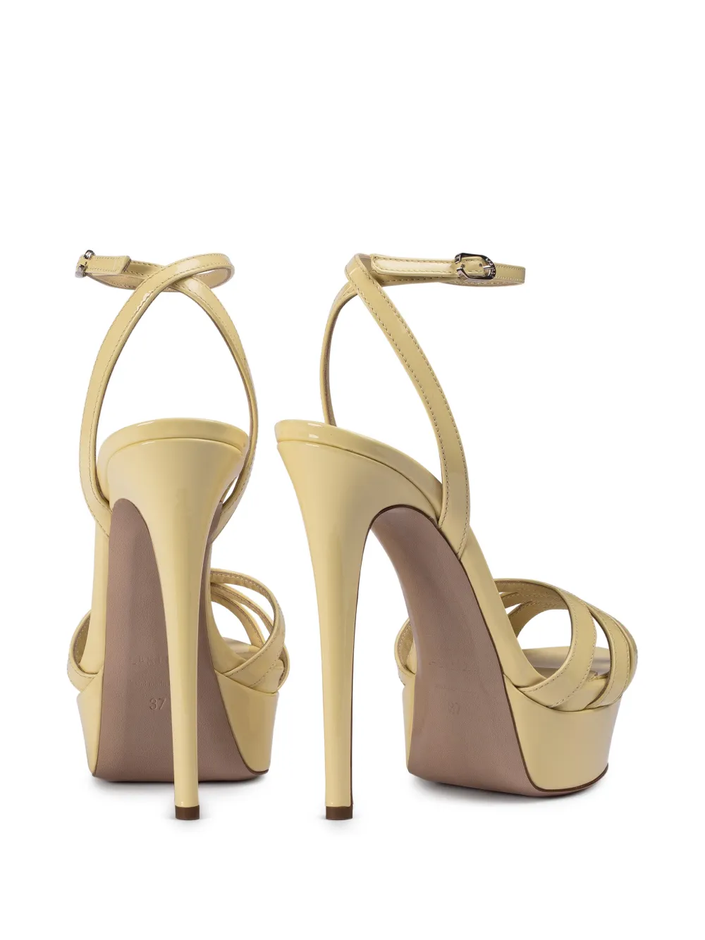 Le Silla Lola sandalen met plateauzool Geel