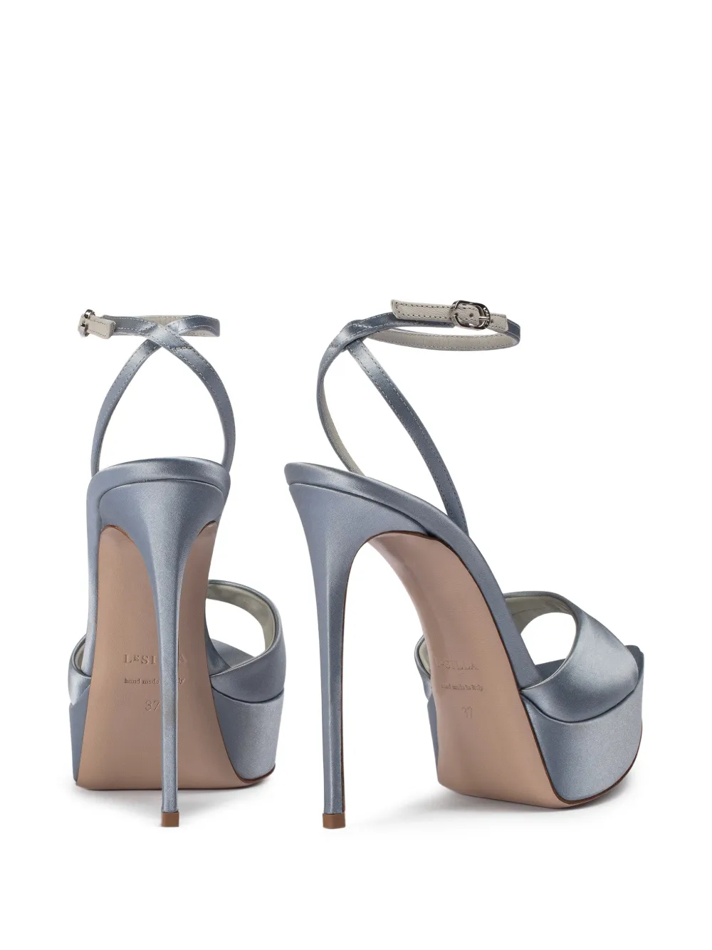  Le Silla Uma Platform Sandals - Blue 