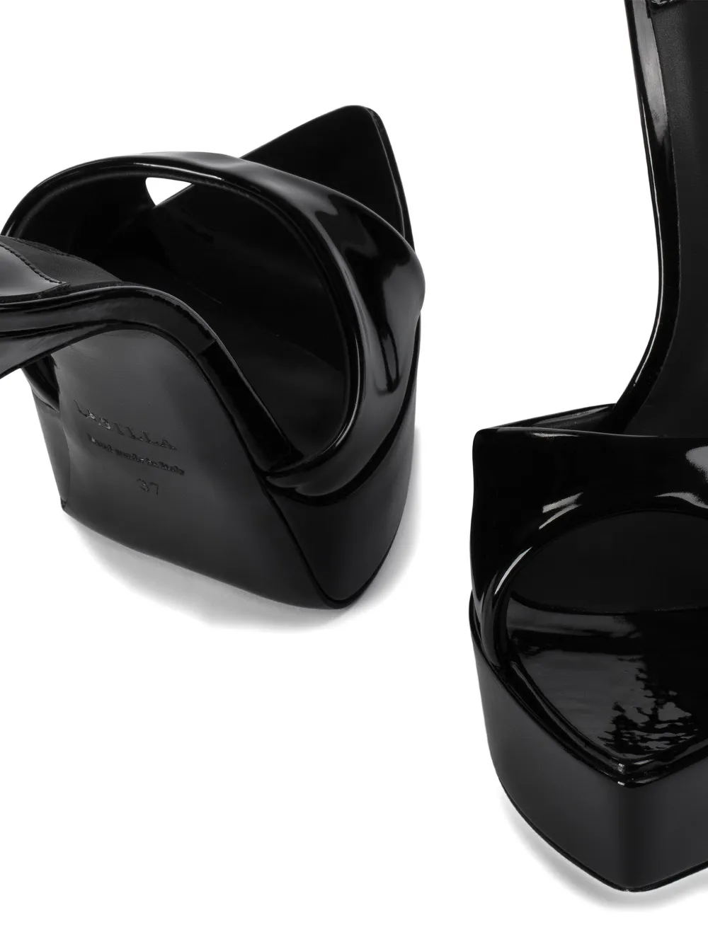 Le Silla Uma platform mules Zwart