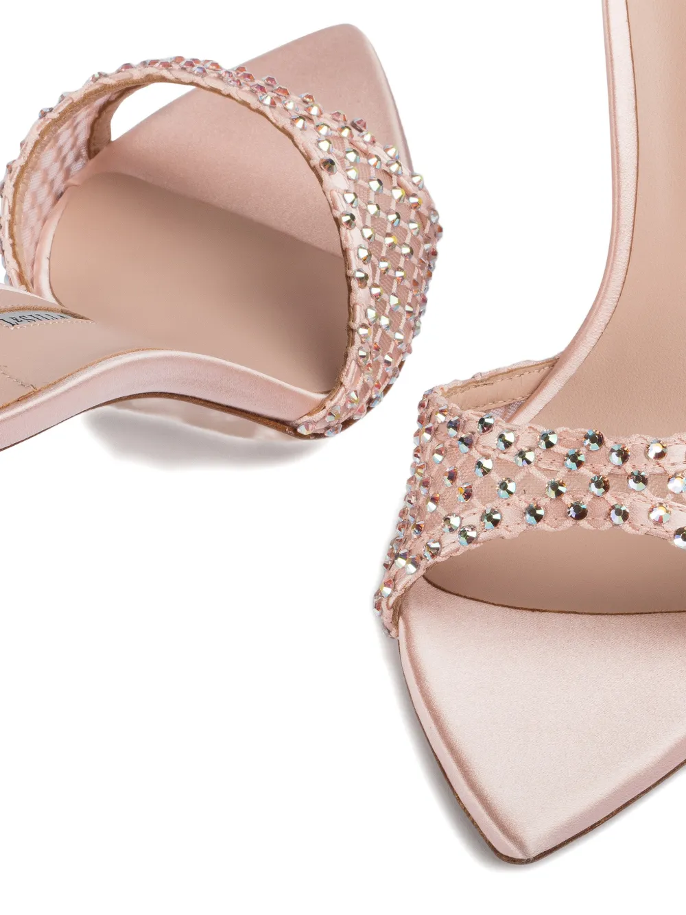 Le Silla 80 mm Gilda verfraaide sandalen Roze