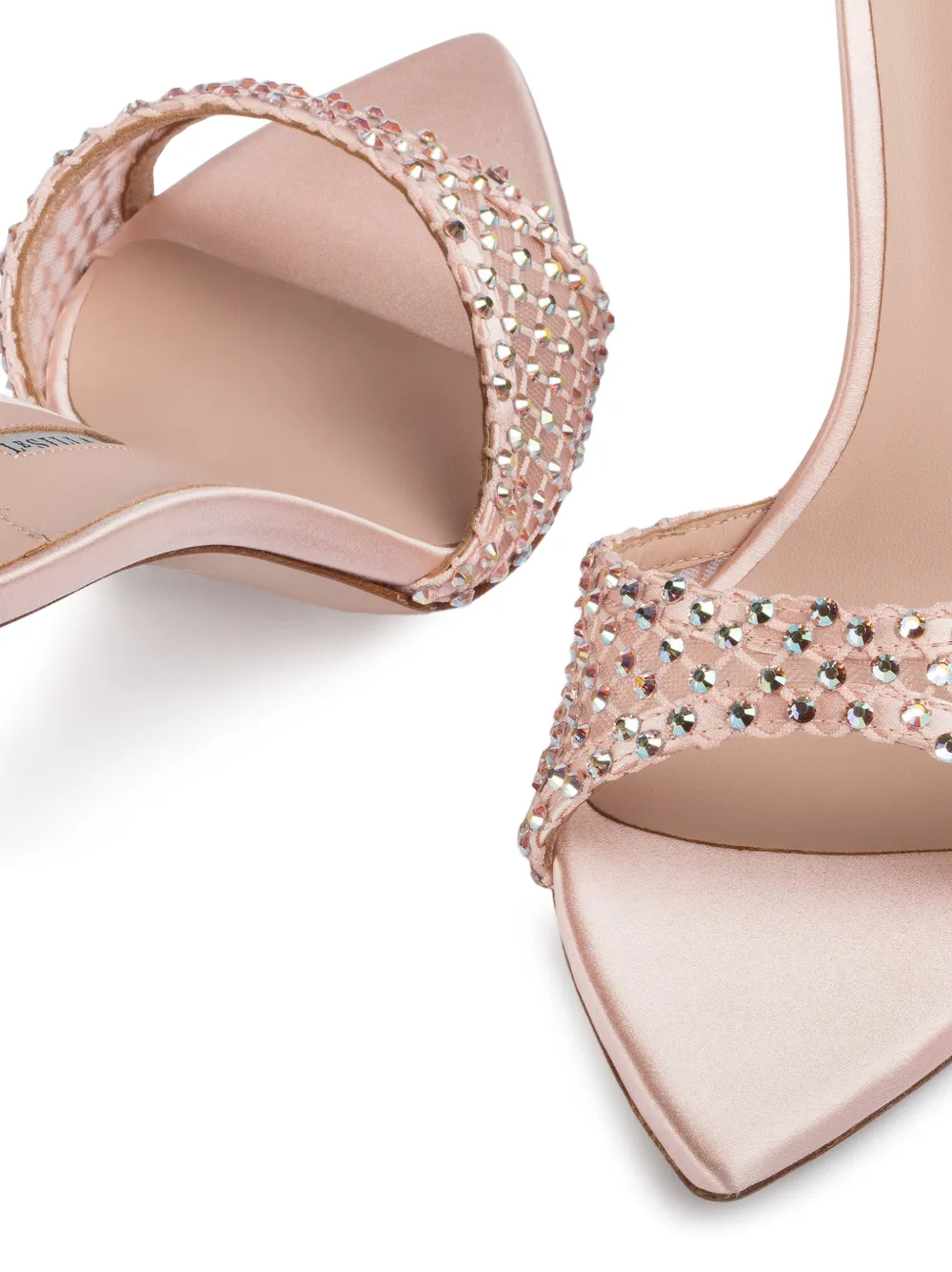 Le Silla 80 mm Gilda verfraaide sandalen Roze