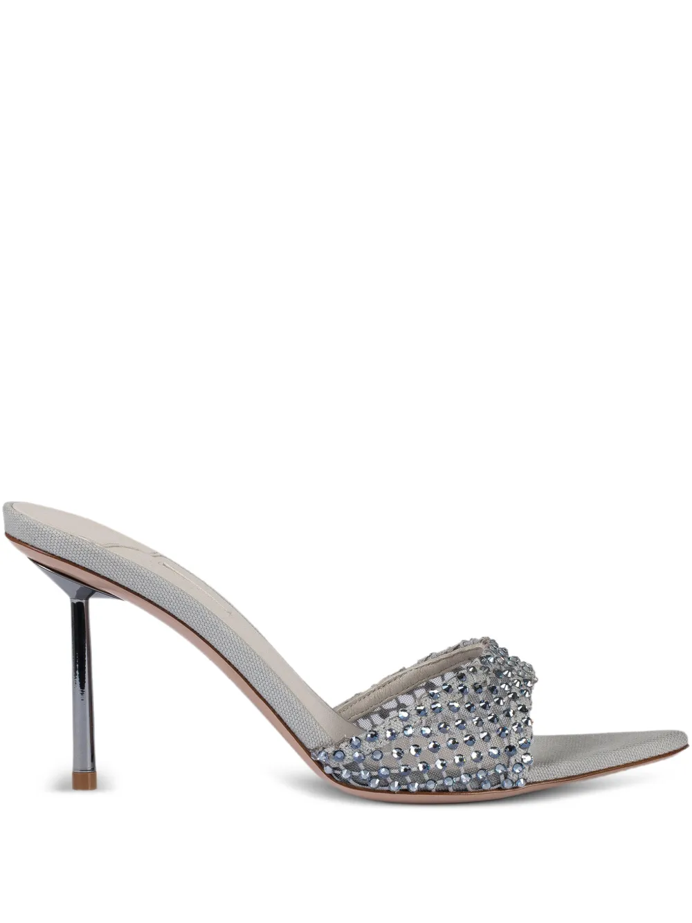 Le Silla 80 mm Gilda verfraaide sandalen Grijs