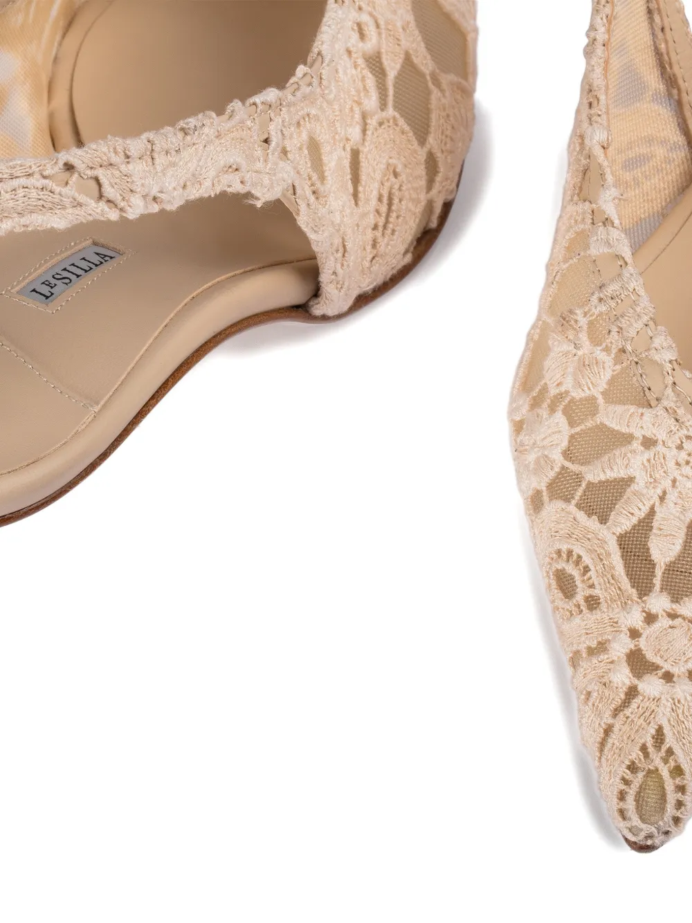 Le Silla Clivage pumps met hak Beige