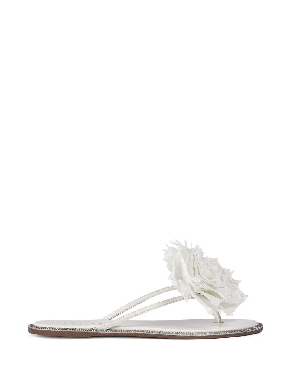 Le Silla Rose flat sandals - Bianco