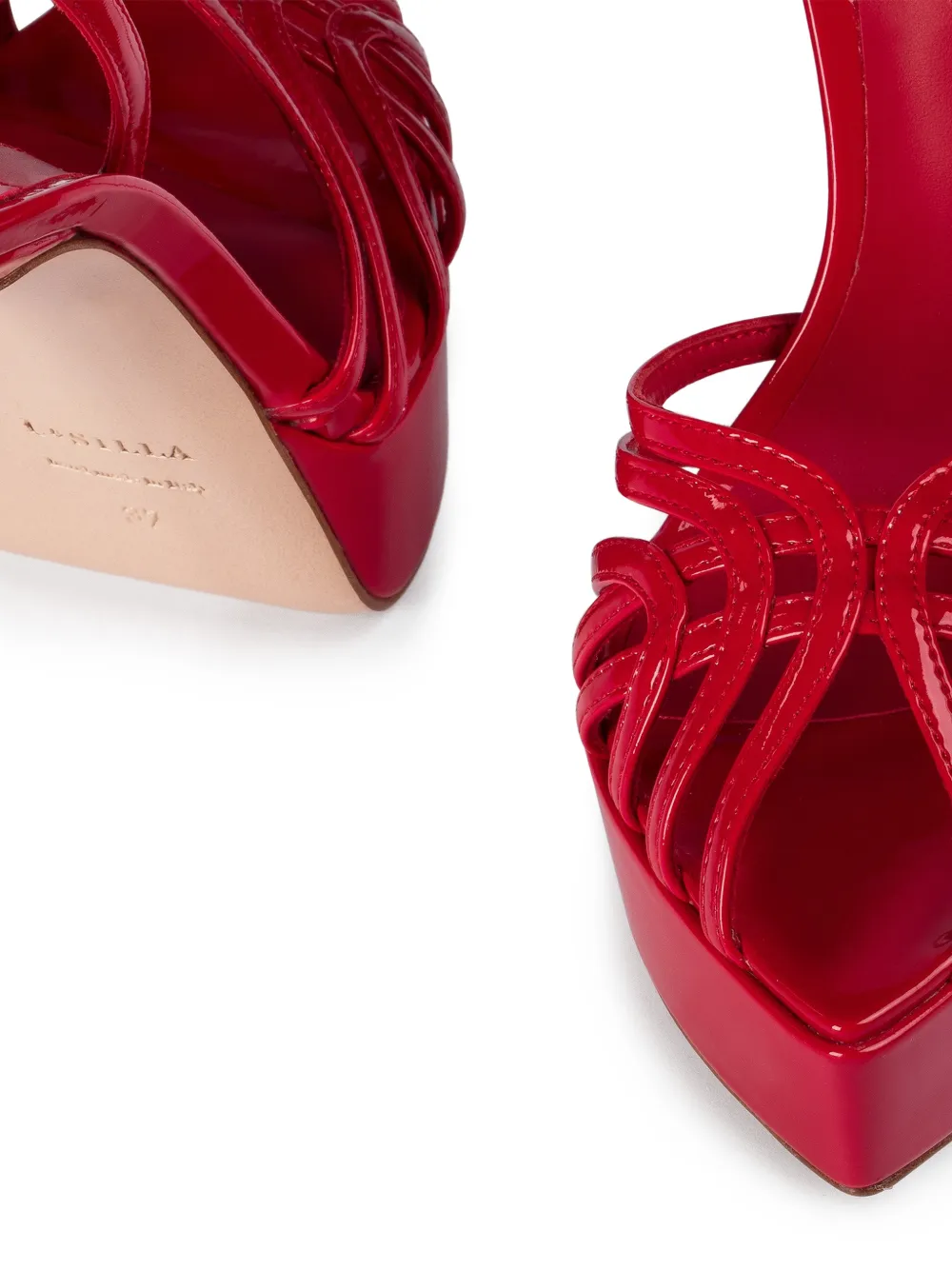 Le Silla Embrace sandalen met bandjes Rood