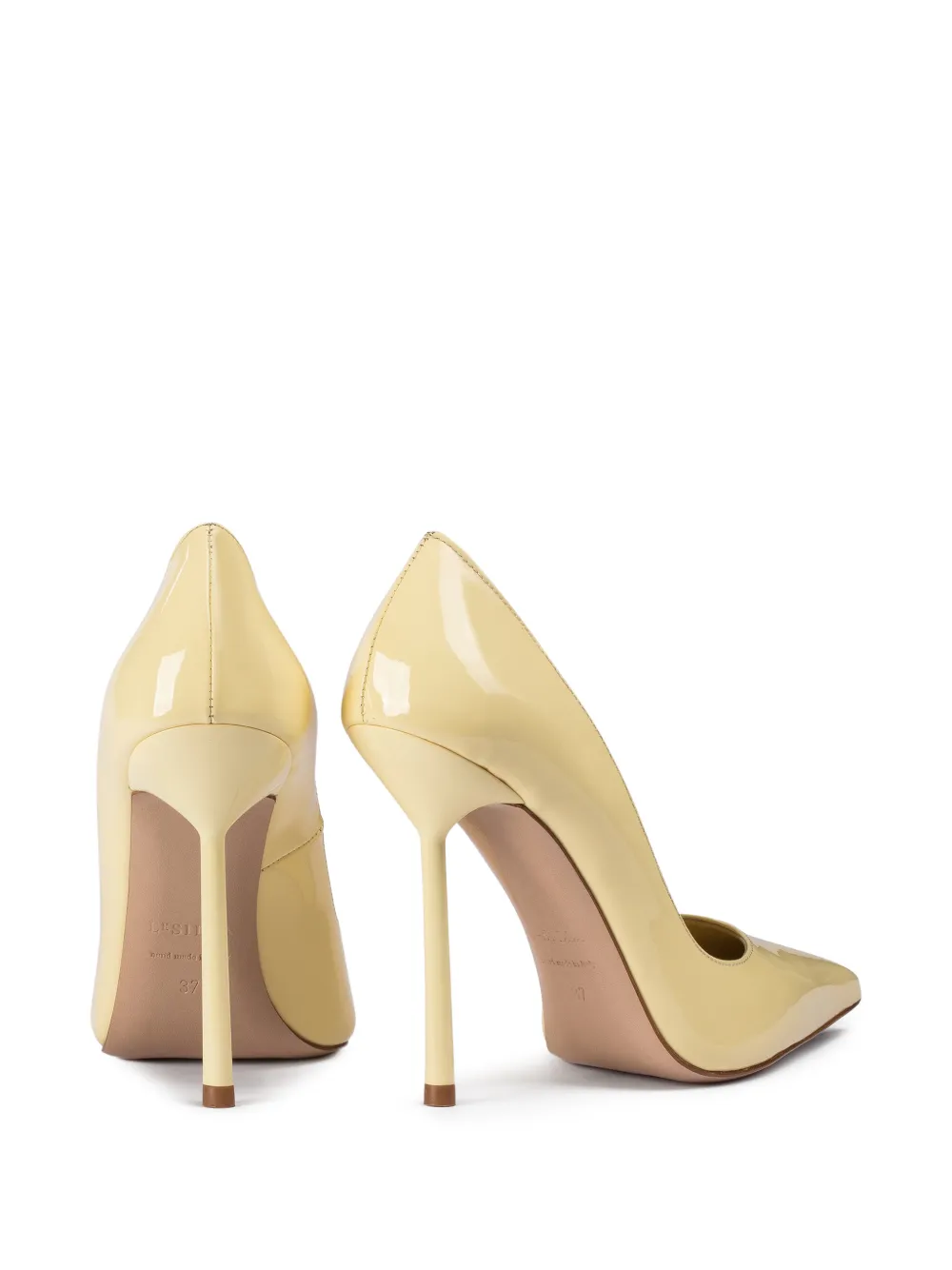 Le Silla Bella pumps met puntige neus Geel