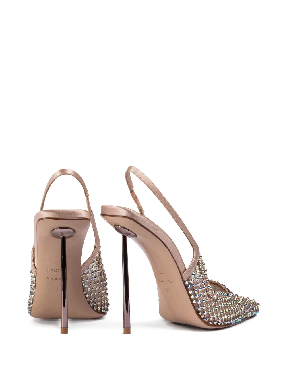 Le Silla 120mm Gilda Pumps In Neutral