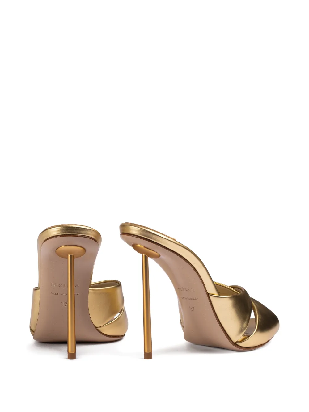 Le Silla Shirley sandalen met hak Goud