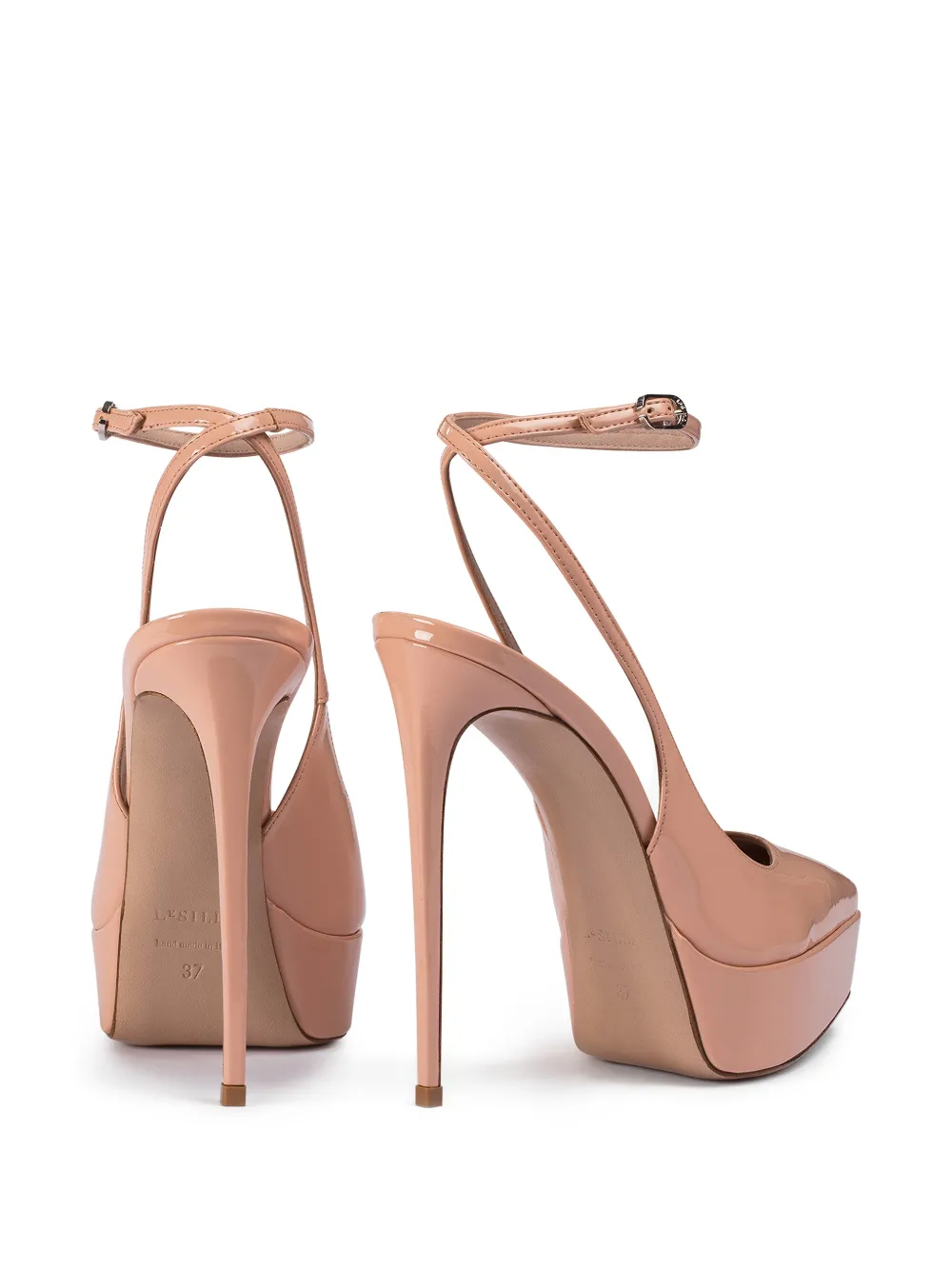 Le Silla Uma pumps met plateauzool Beige
