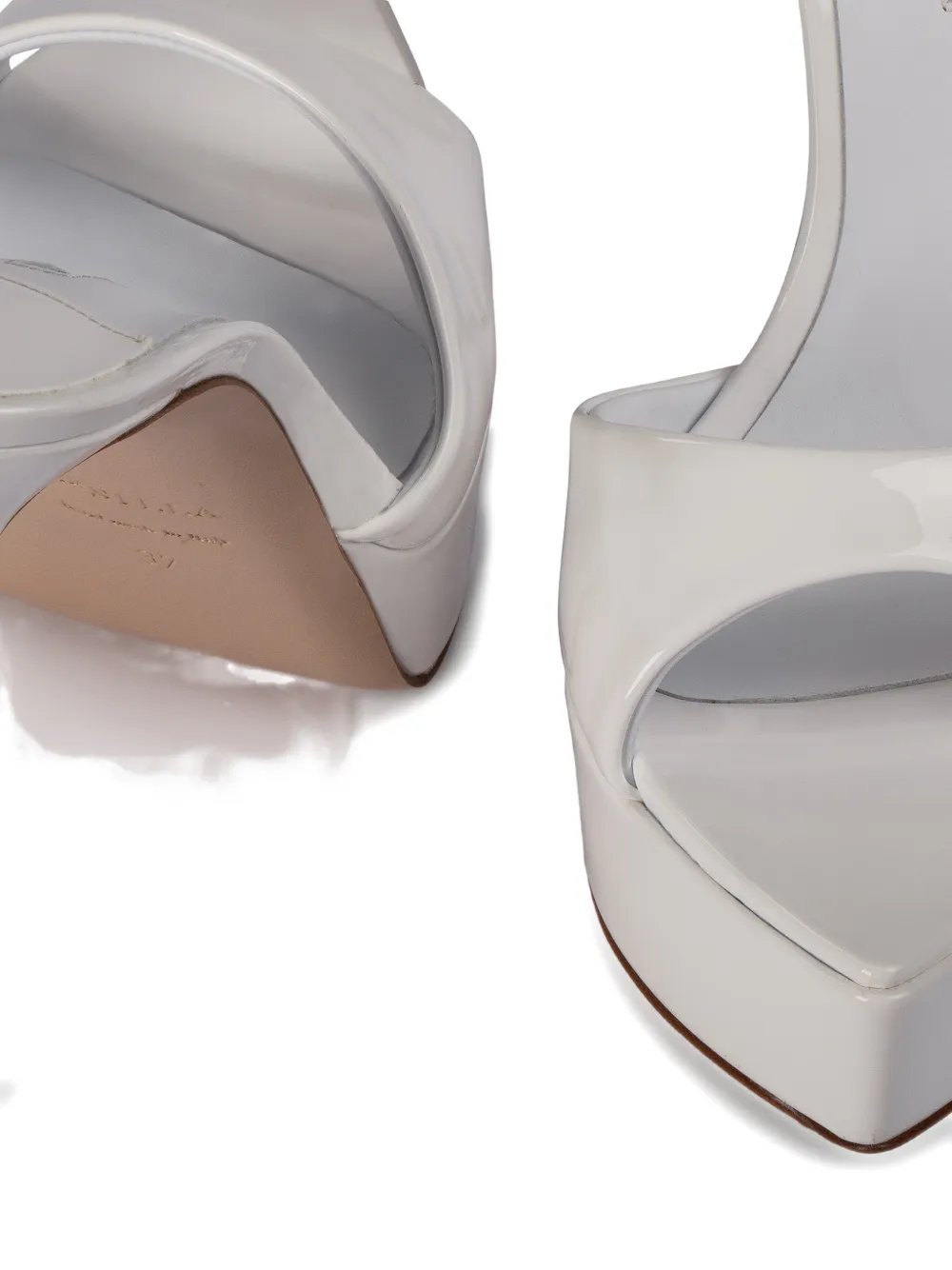 Le Silla Uma sandalen met hak Wit