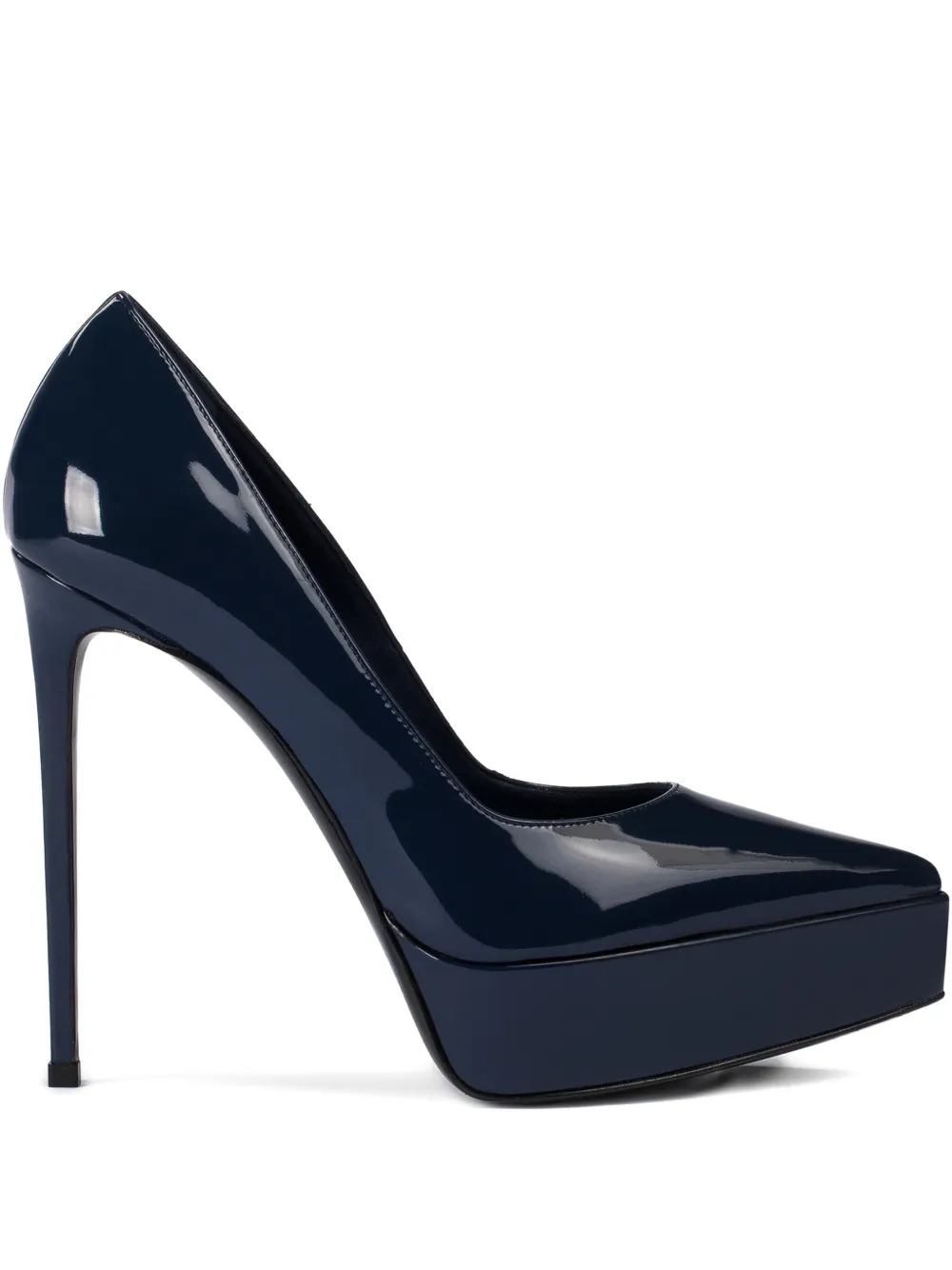 Le Silla Uma platform pumps - Blu
