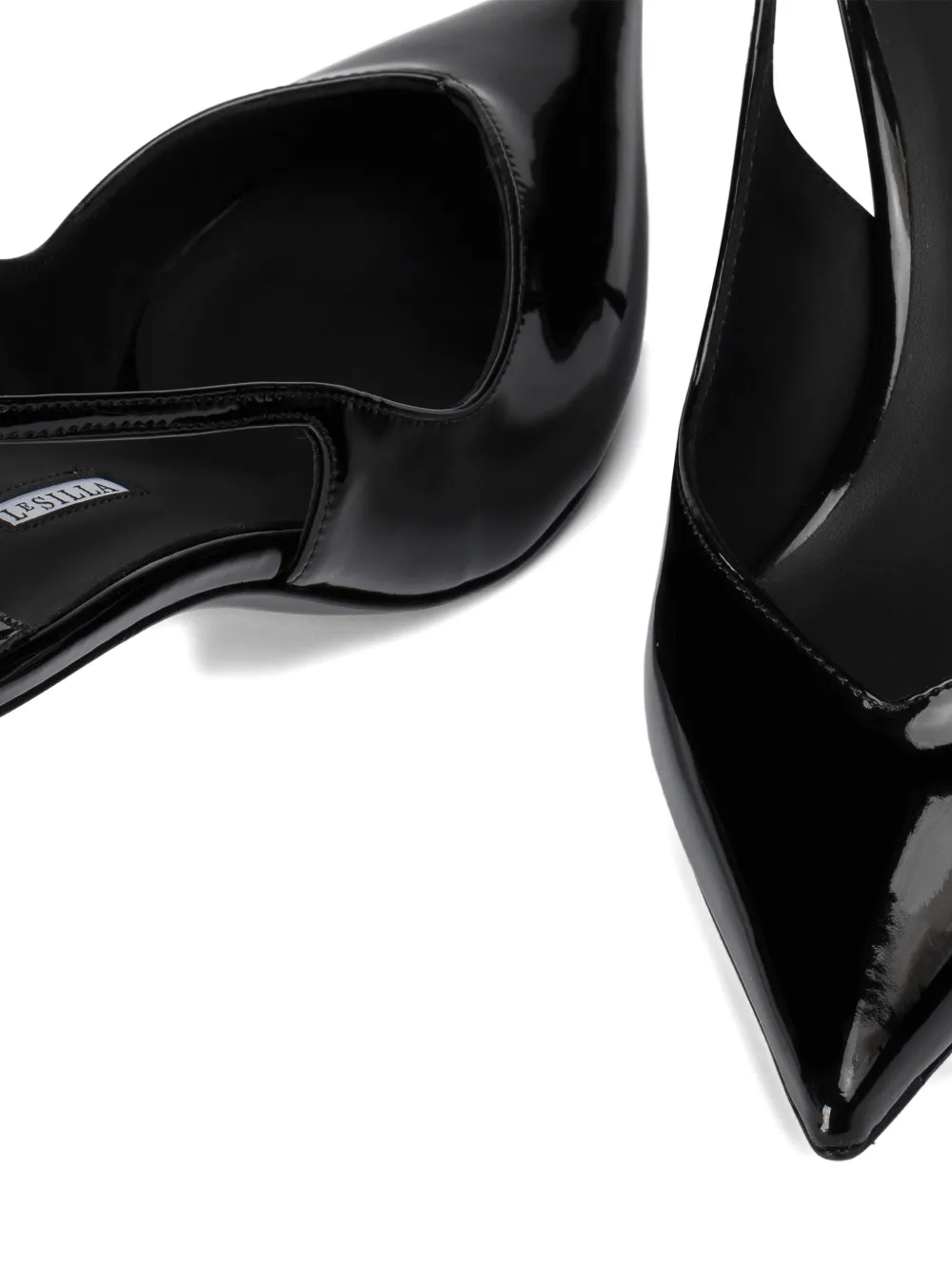 Le Silla Vivienne slingback pointed pumps Zwart