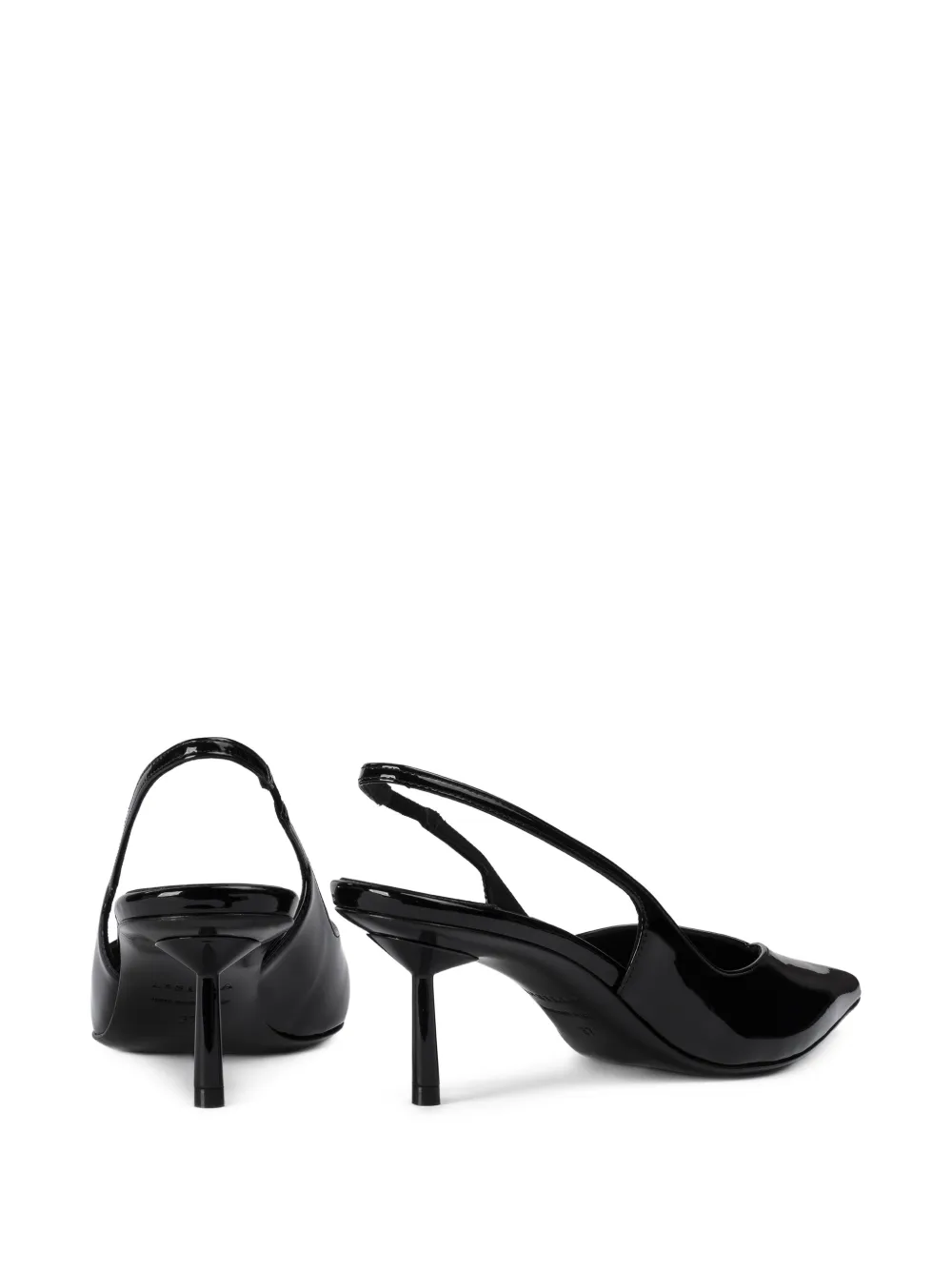 Le Silla Vivienne slingback pumps met puntige neus Zwart