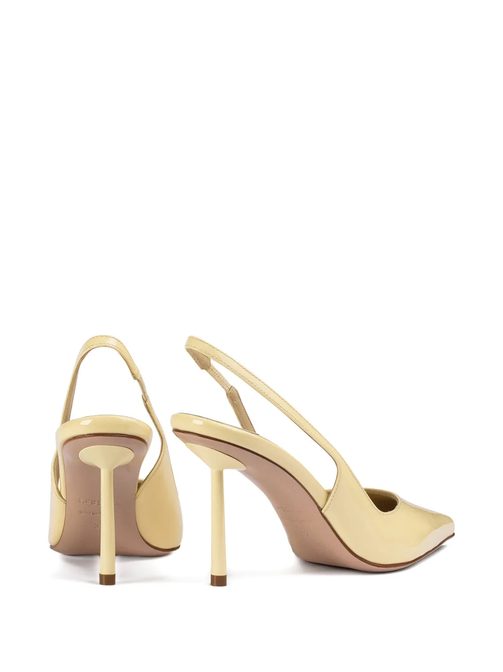 Le Silla Bella slingback pumps Geel