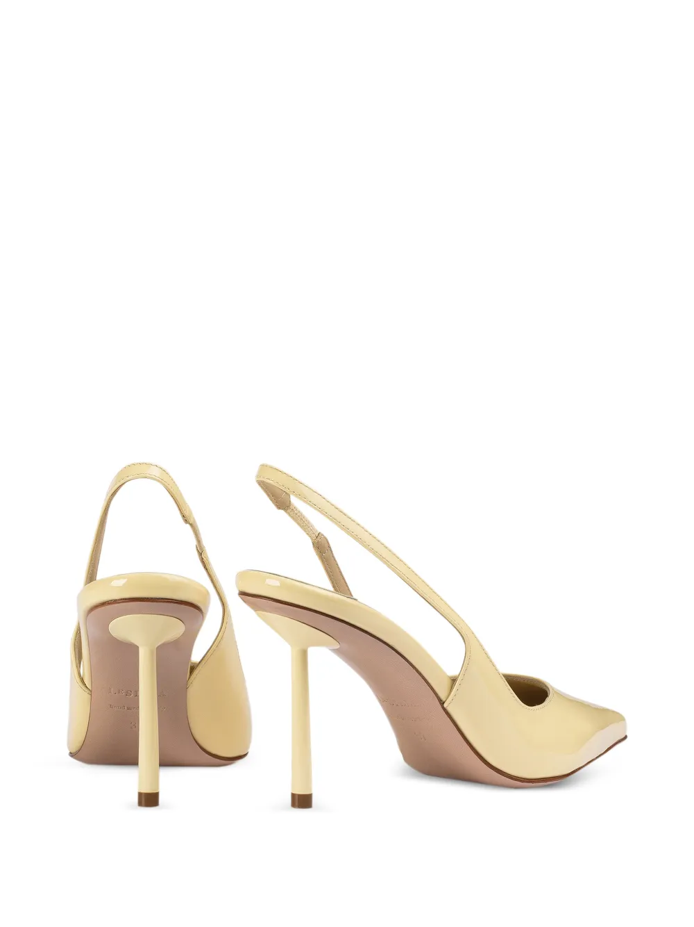 Le Silla Bella slingback pumps Geel