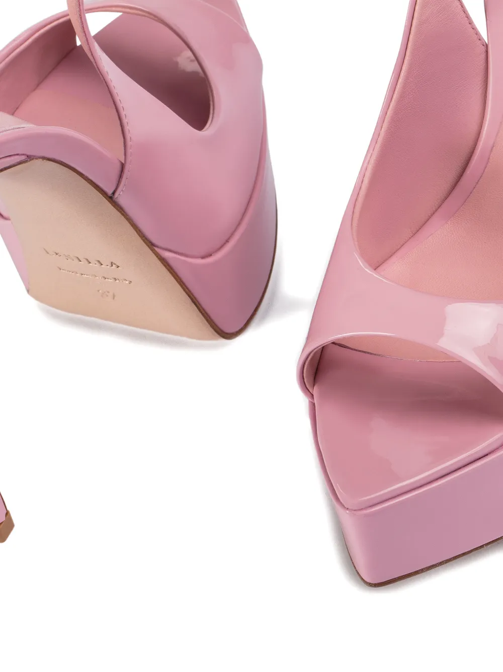 Le Silla Uma slingback platform pumps Roze