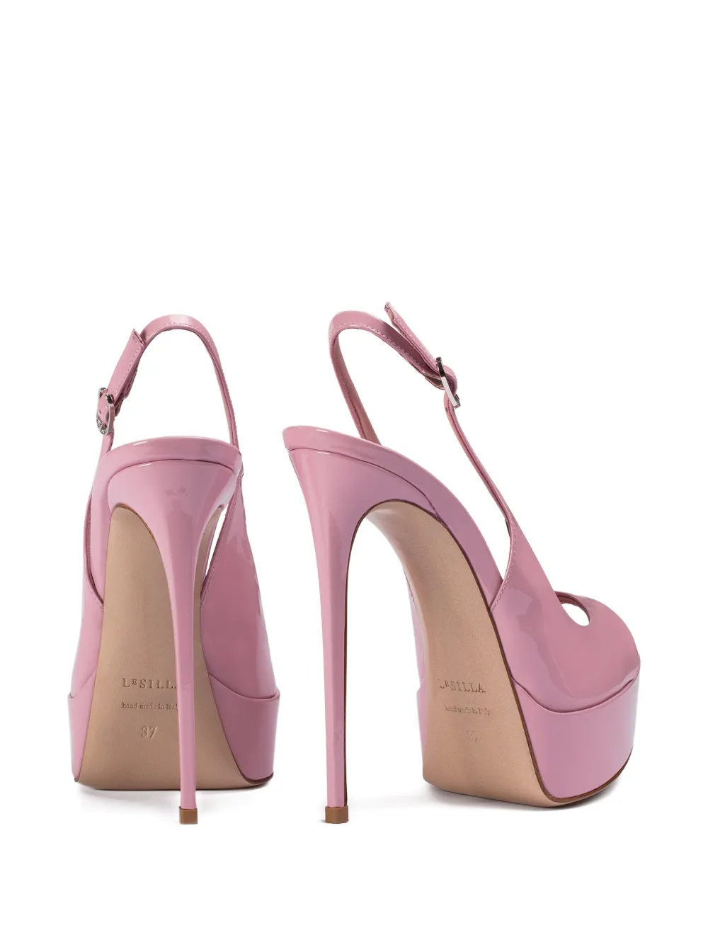 Le Silla Uma slingback platform pumps Roze