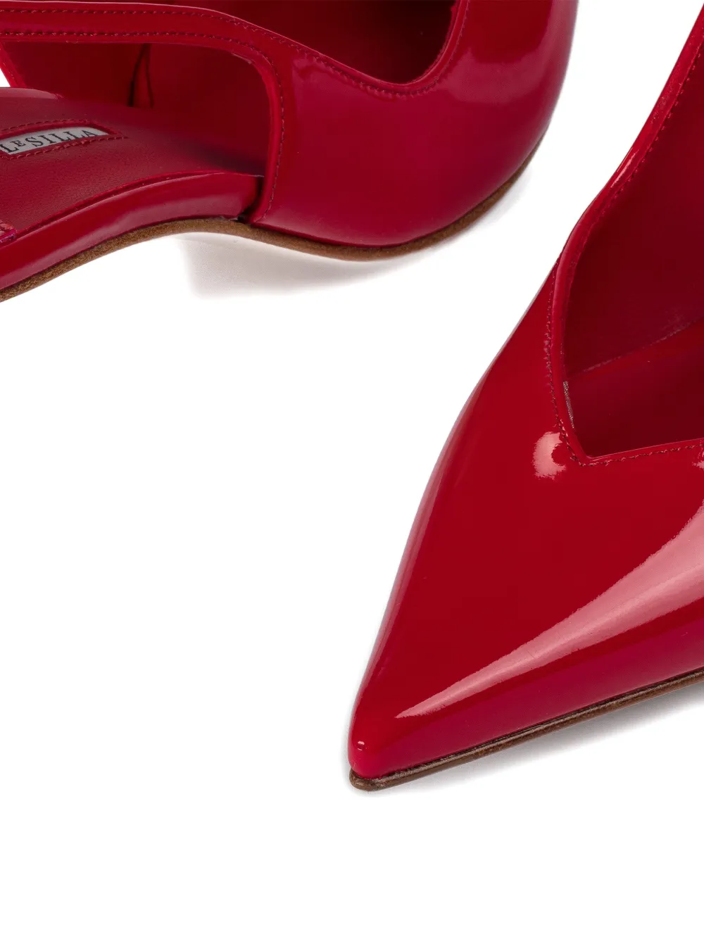 Le Silla Vivienne slingback pumps Rood