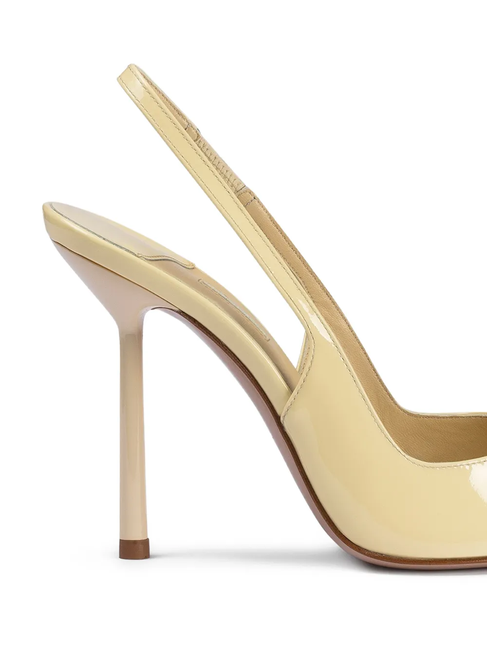 Le Silla Vivienne slingback pumps Geel
