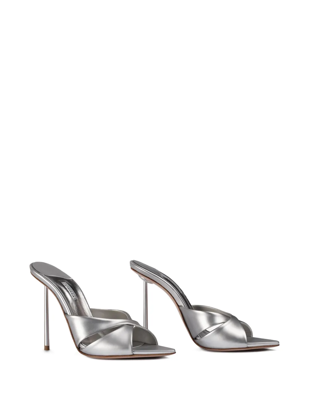 Le Silla Shirley sandalen met hak Zilver