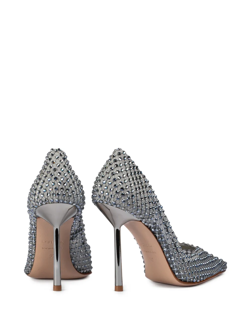 Le Silla Gilda pumps met hak Grijs