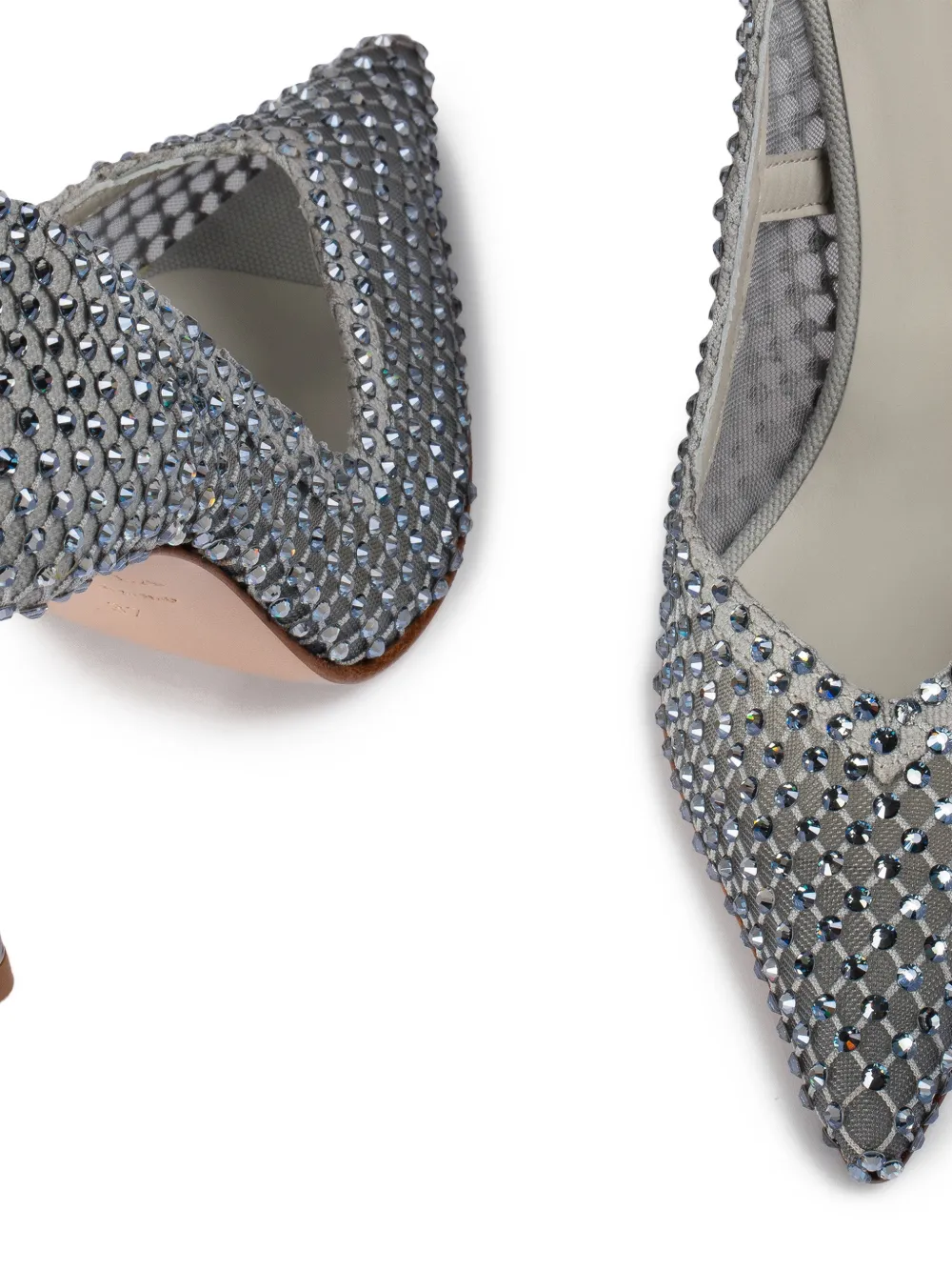 Le Silla Gilda pumps met hak Grijs