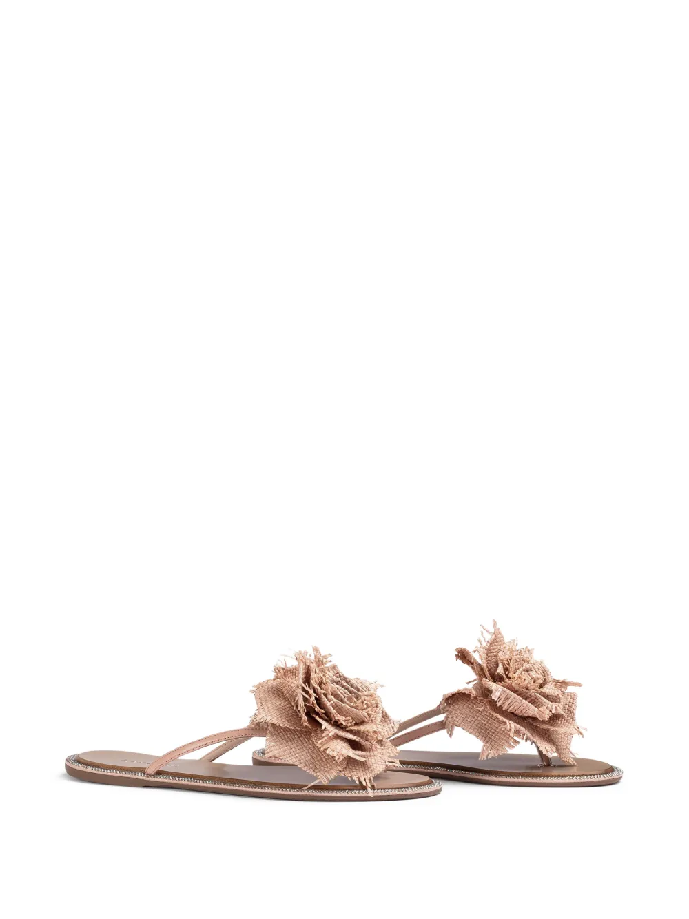 Le Silla Rose sandalen verfraaid met bloemen Beige