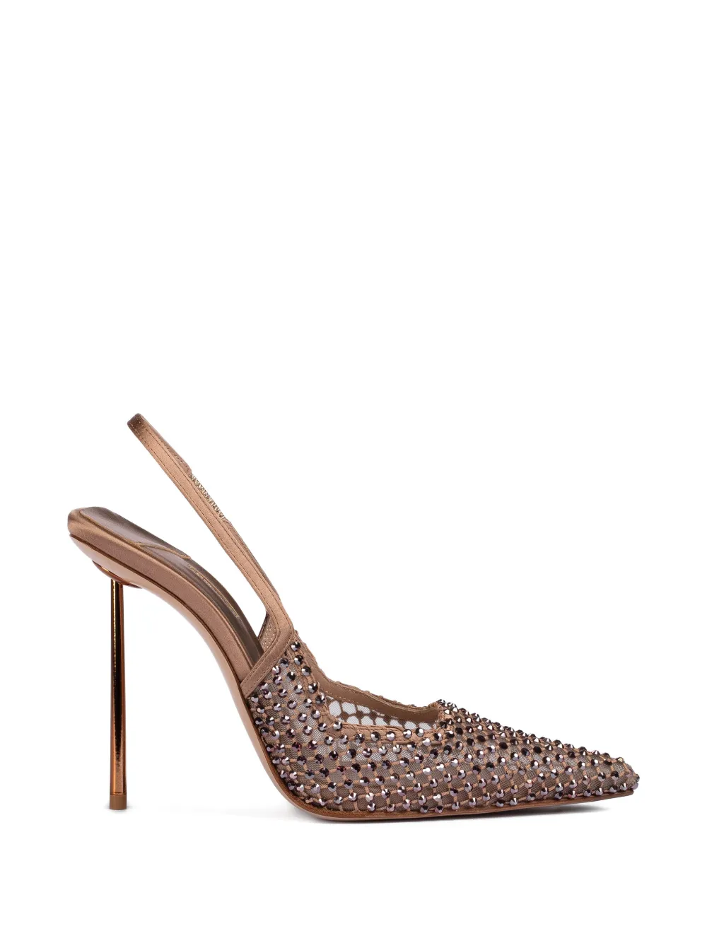 Le Silla Gilda Fierce pumps met hak Bruin