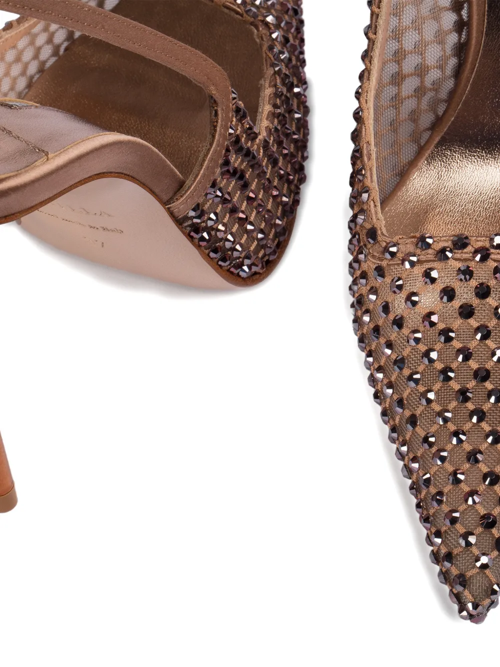 Le Silla Gilda Fierce pumps met hak Bruin