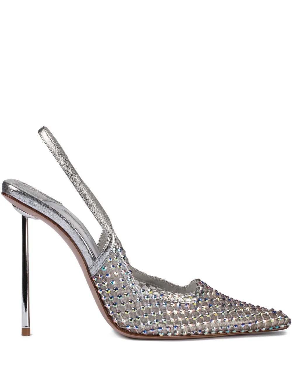 Le Silla 120mm Gilda slingback pumps - Bianco