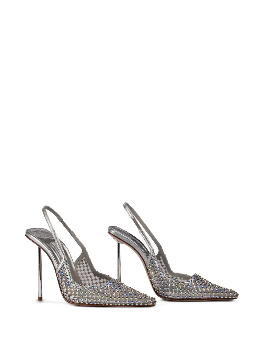 Le Silla 120 mm Gilda slingback pumps Wit