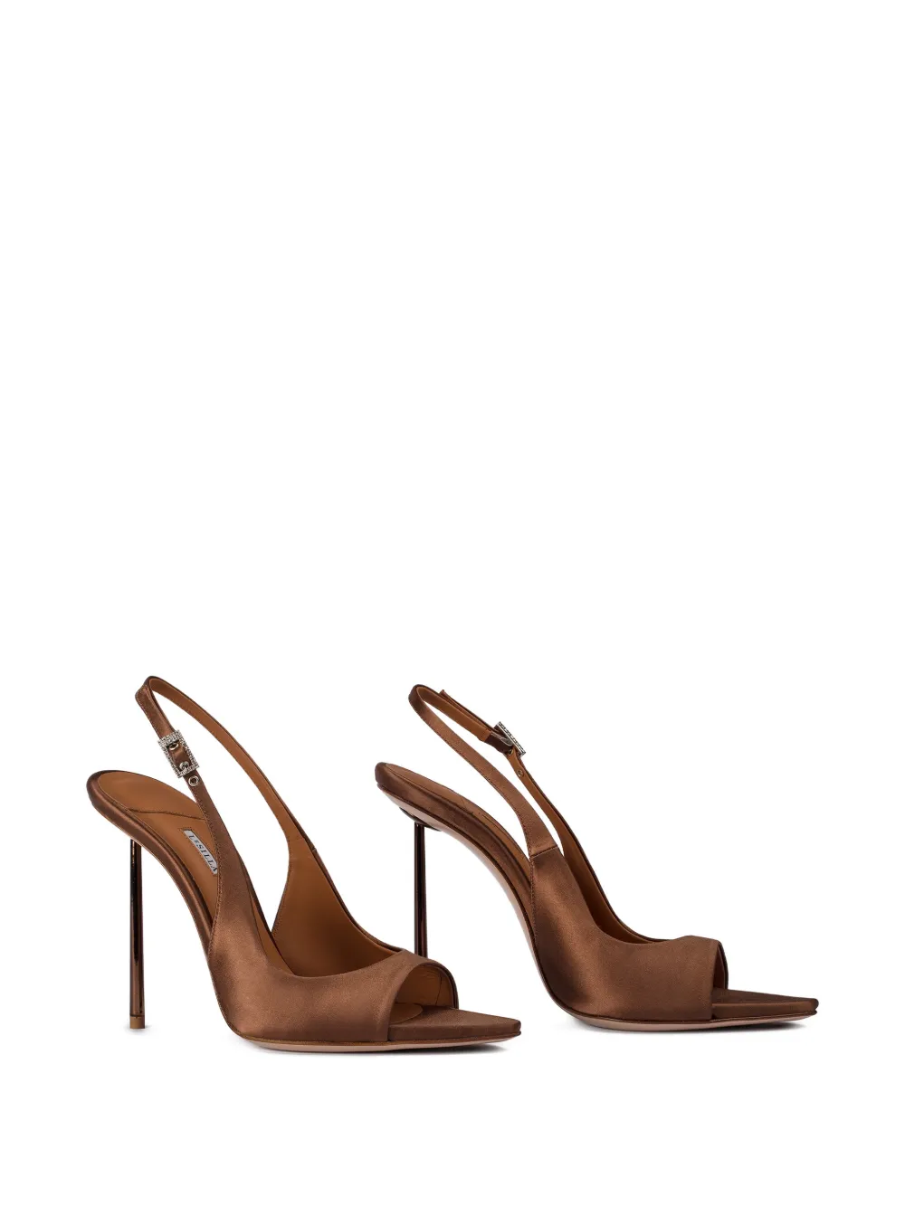 Le Silla Bella slingback sandalen met hak Bruin