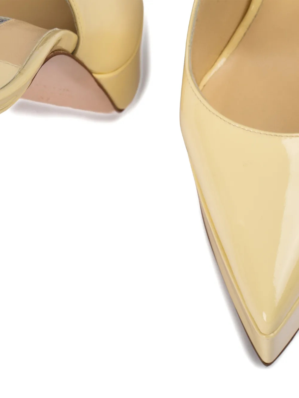 Le Silla Uma slingback platform-heel pumps Geel