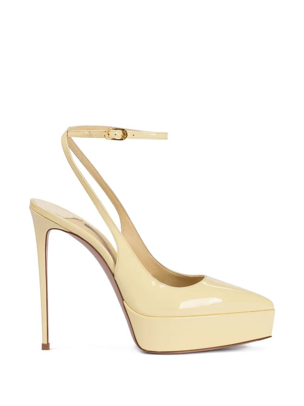 Le Silla Uma slingback platform-heel pumps Geel