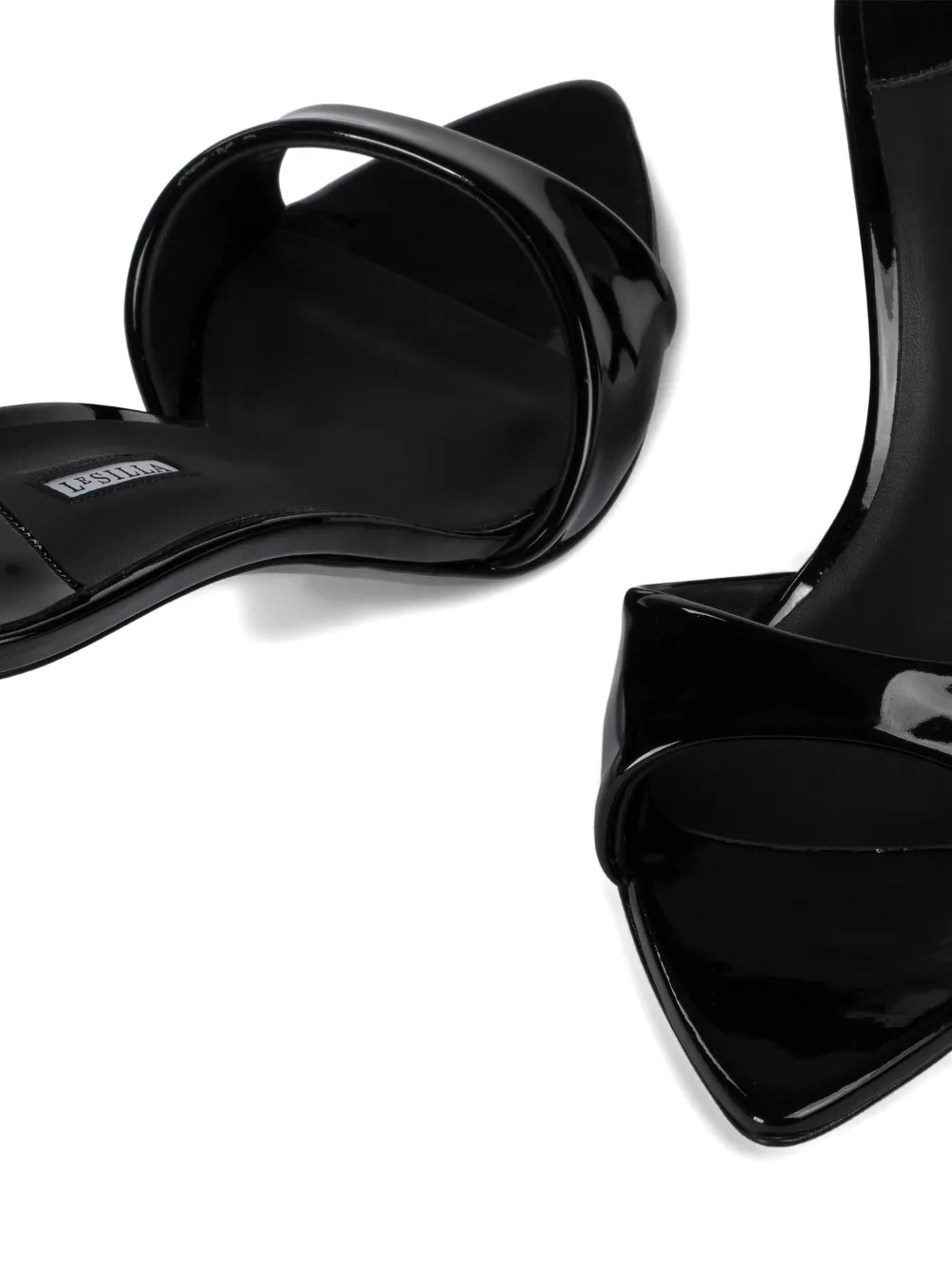 Le Silla Bella pointed sandals Zwart