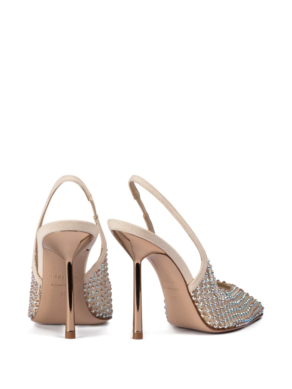Le Silla Gilda pumps met hak Beige