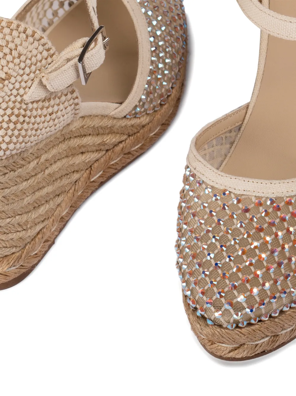 Le Silla Gilda heeled espadrilles Beige
