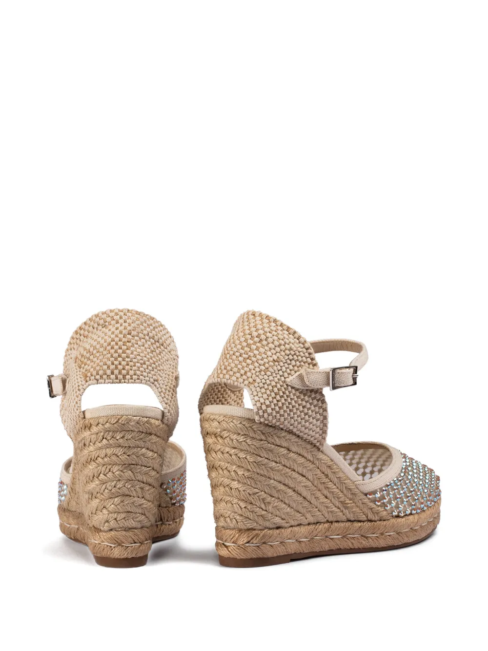 Le Silla Gilda heeled espadrilles Beige