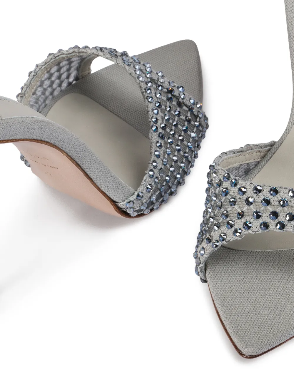 Le Silla Gilda verfraaide muiltjes Grijs