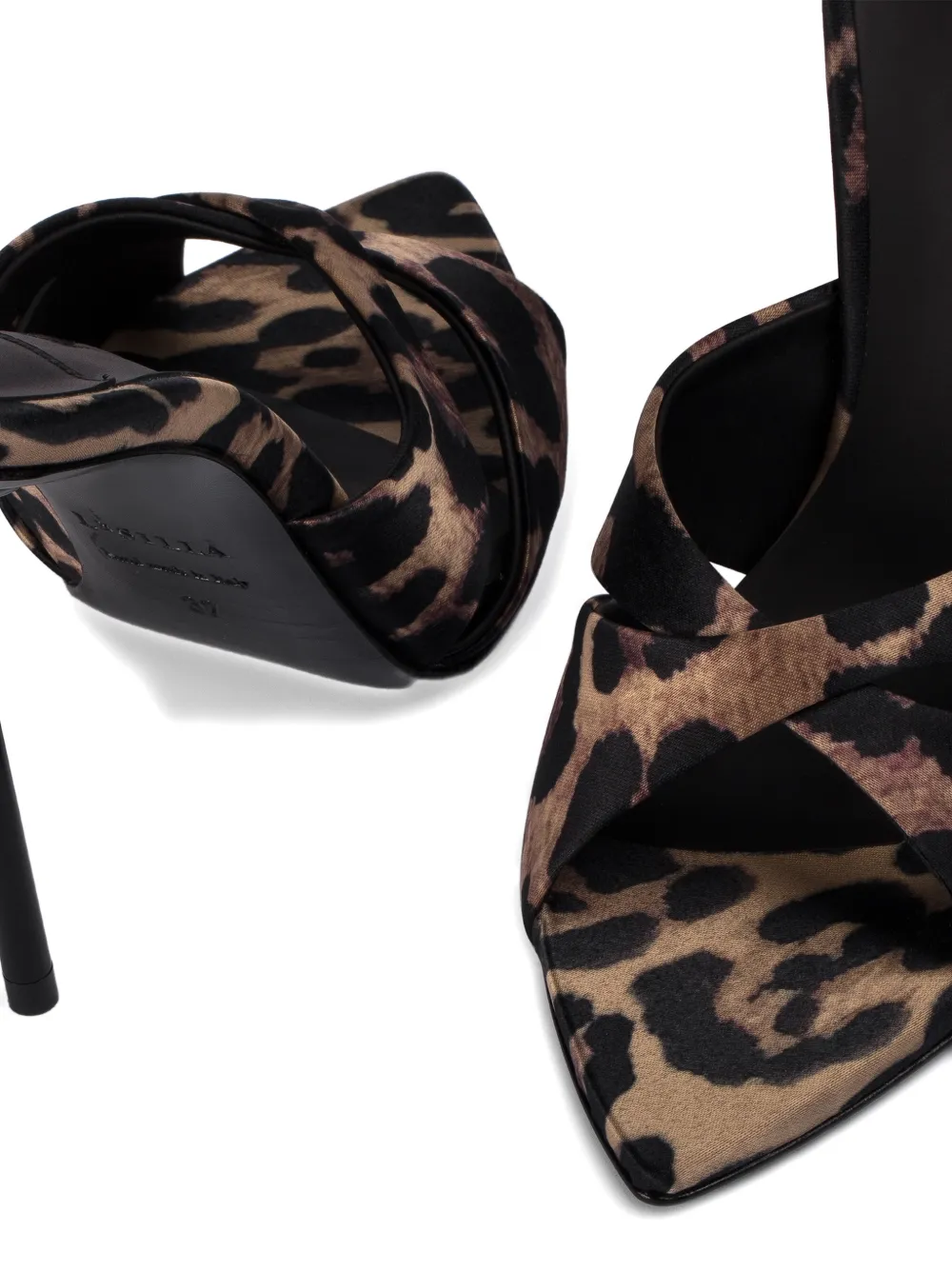 Le Silla Shirley leopard-print mules Bruin