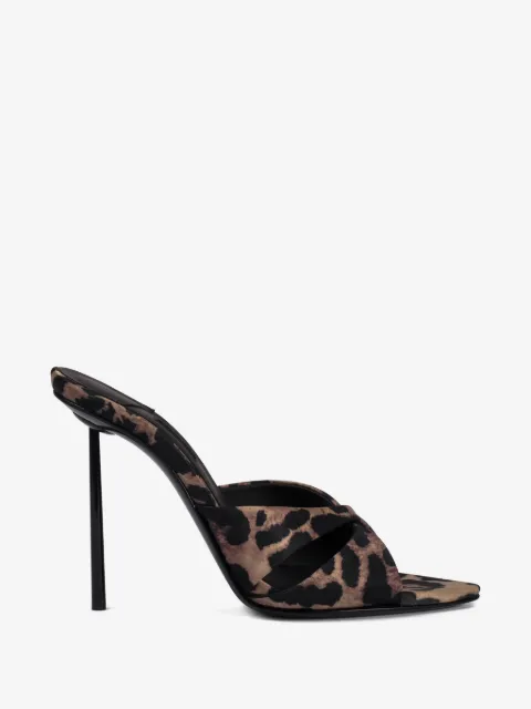Le Silla Shirley leopard-print mules