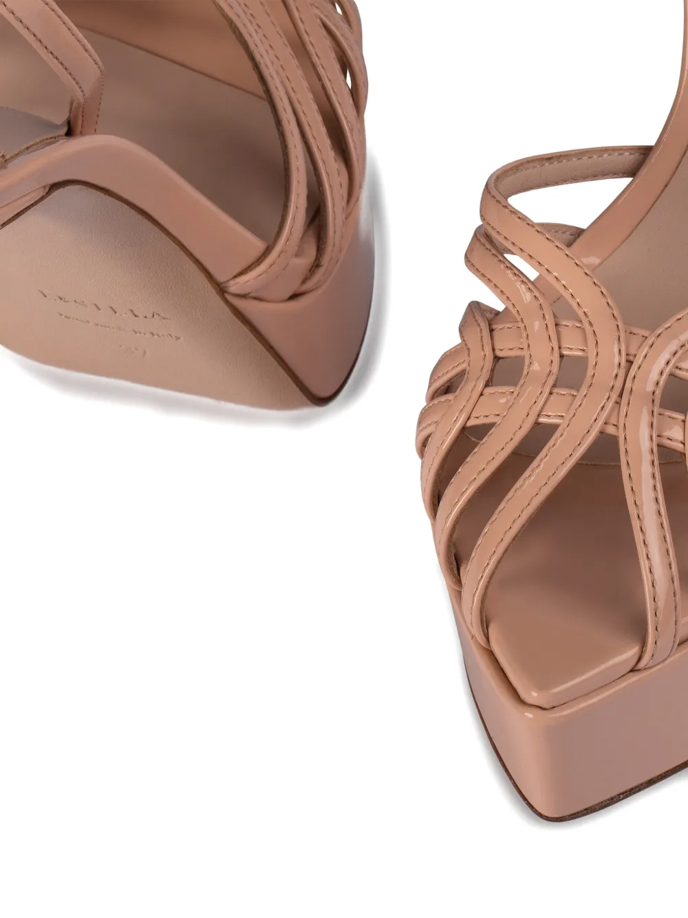 Le Silla Embrace platform sandals Beige