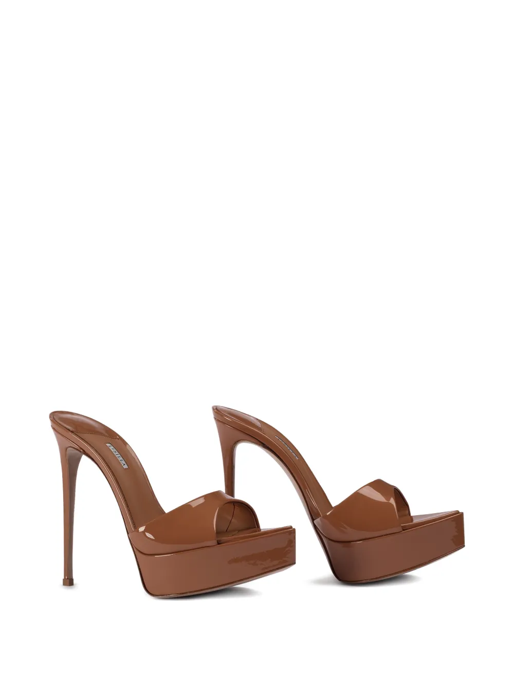 Le Silla Sandalen met plateauzool Bruin