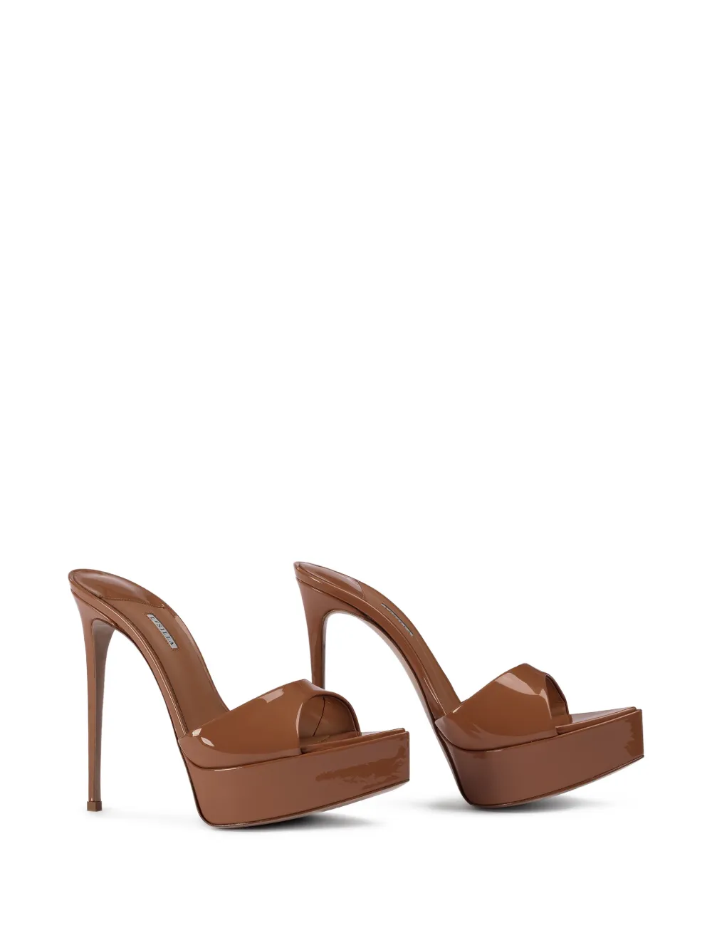 Le Silla Sandalen met plateauzool Bruin