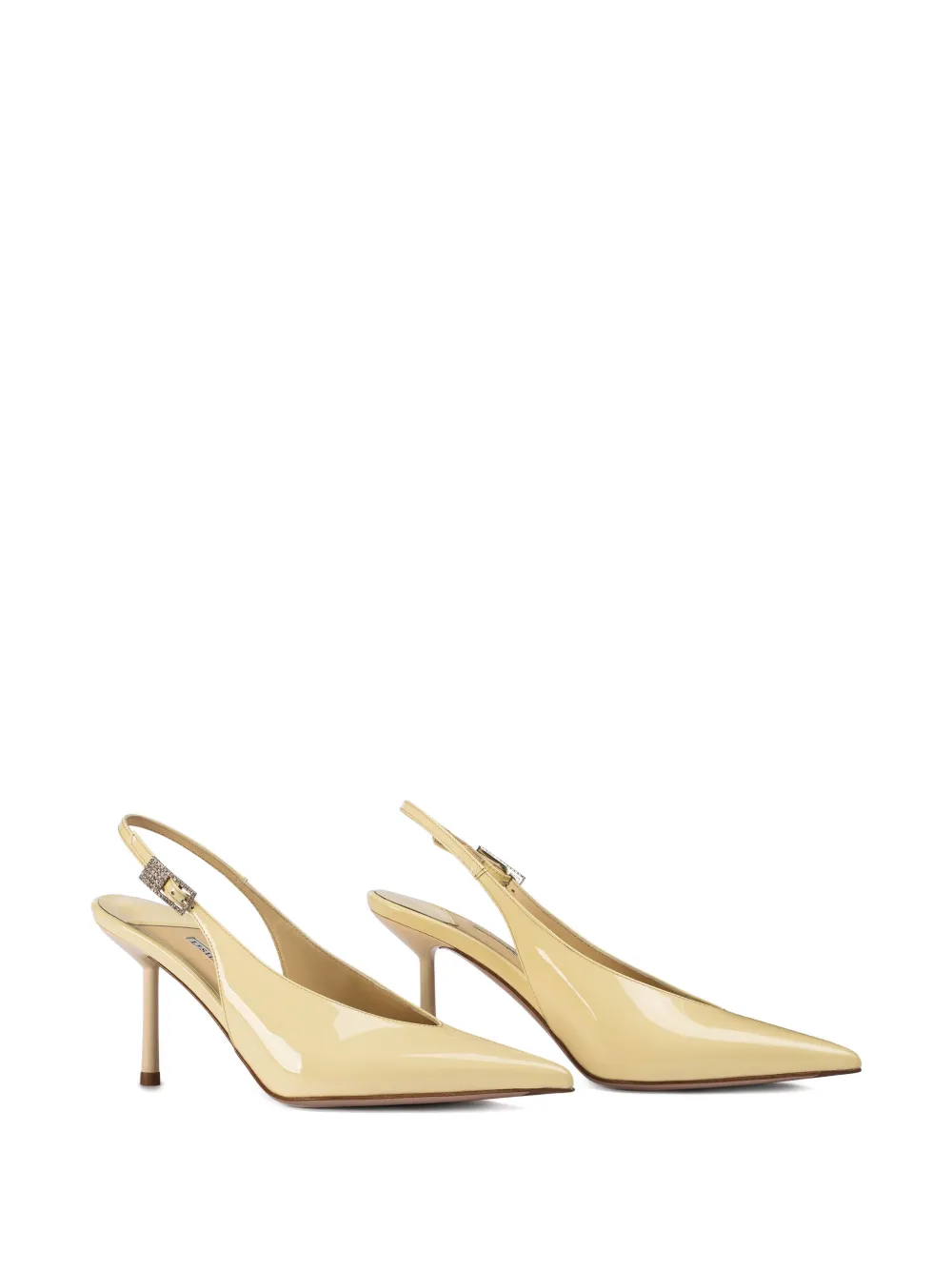 Le Silla Clivage slingback pumps Geel