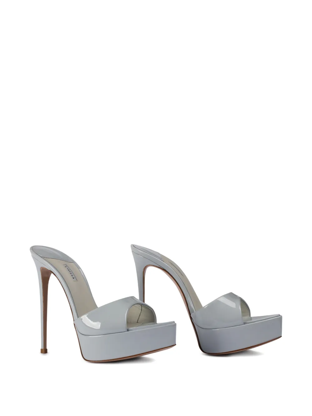 Le Silla Sandalen met plateauzool Grijs