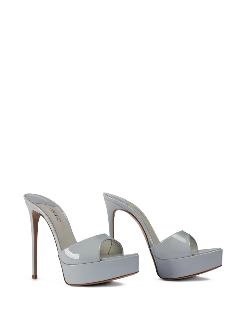 Le Silla Sandalen met plateauzool Grijs